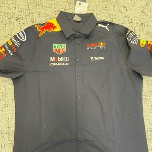Authentic Redbull F1 Racing Team button down shirt